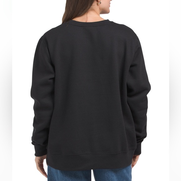 PACIFIC & CO Black Graphic Text Sweatshirt - Picture 4 of 4